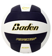 Baden VX5EC Perfection™ Leather Volleyball -Navy/White